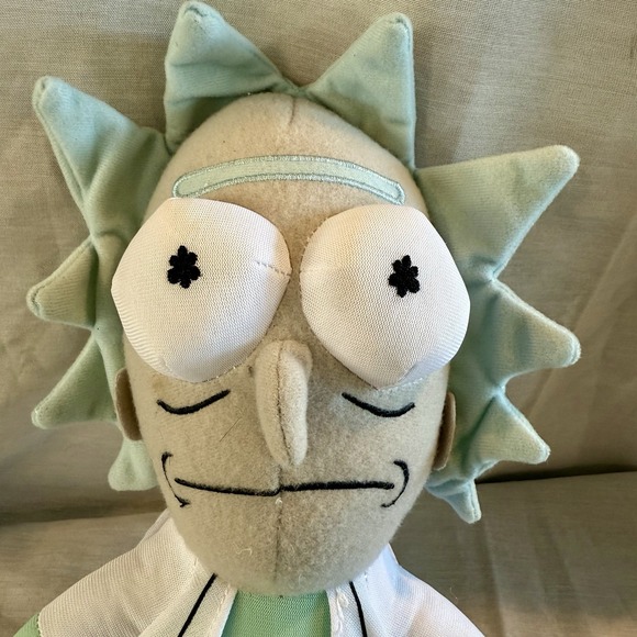 Rick And Morty RICK SANCHEZ Scientist 10" Stuffed Plush Adult Swim Toy Factory - Picture 2 of 8